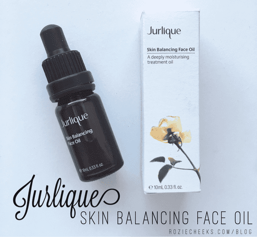 Jurlique Skin Balancing Face Oil Review - roziecheeks.com/blog