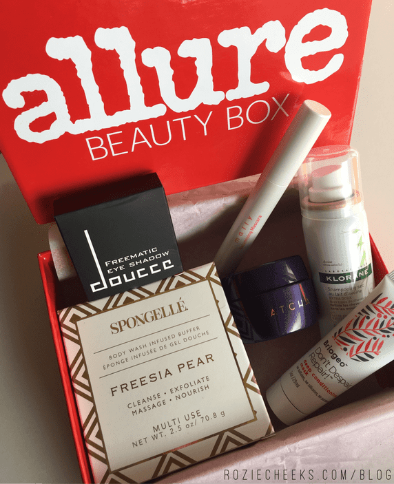 Allure Beauty Box #thebeautybox - roziecheeks.com/blog